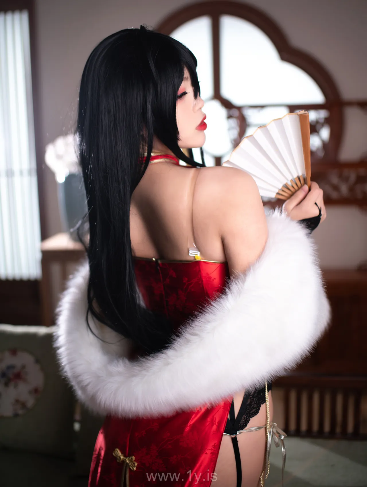 Coser@白烨 NO.013 Fancy Asian Cutie 大凤旗袍新年限定